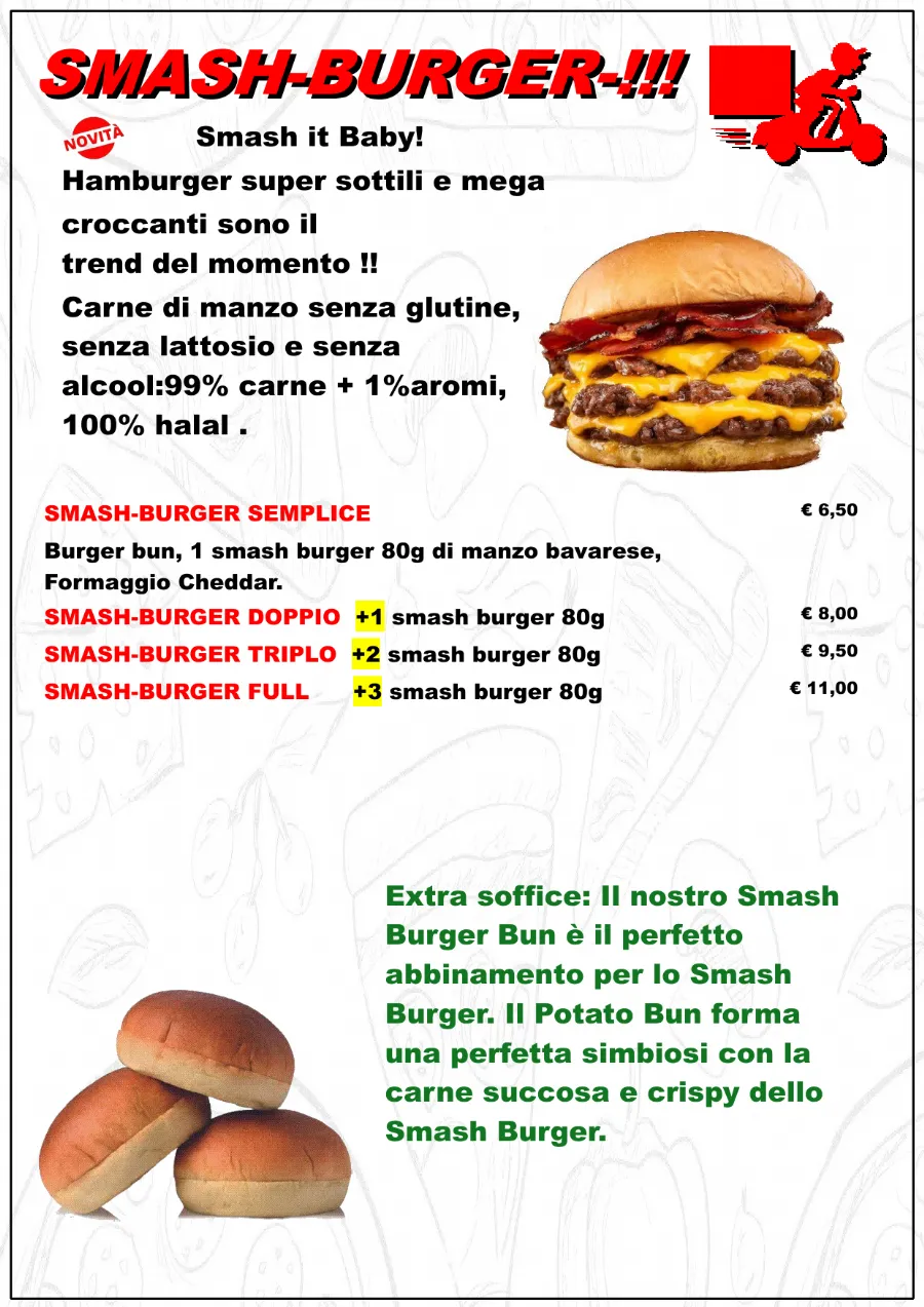 Listino online : Menu Nuovo listino Pizzaidea Ceggia
